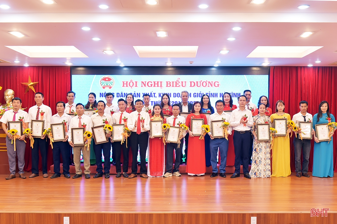 Hà Tĩnh biểu dương 114 tập thể, cá nhân xuất sắc trong phong trào nông dân sản xuất kinh doanh giỏi