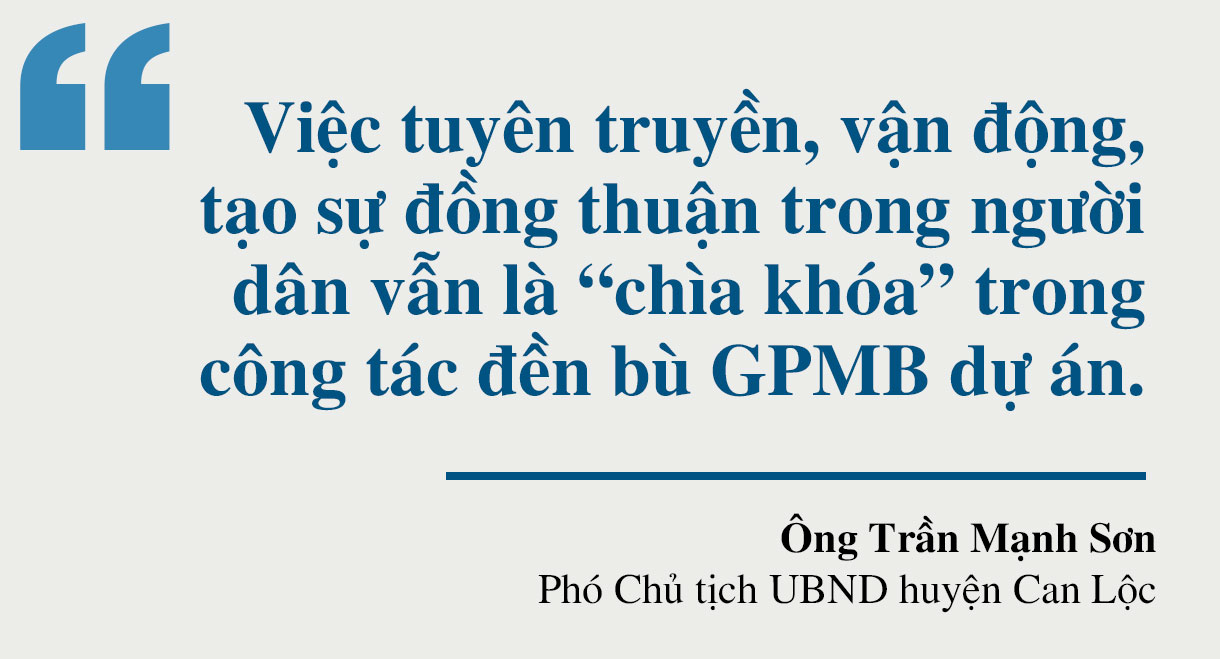 Dồn sức thực hiện, sớm bàn giao mặt bằng dự án cao tốc Bắc - Nam qua Hà Tĩnh đúng tiến độ (Bài 2): Kịp thời tháo gỡ vướng mắc, giải quyết thấu đáo nguyện vọng của người dân