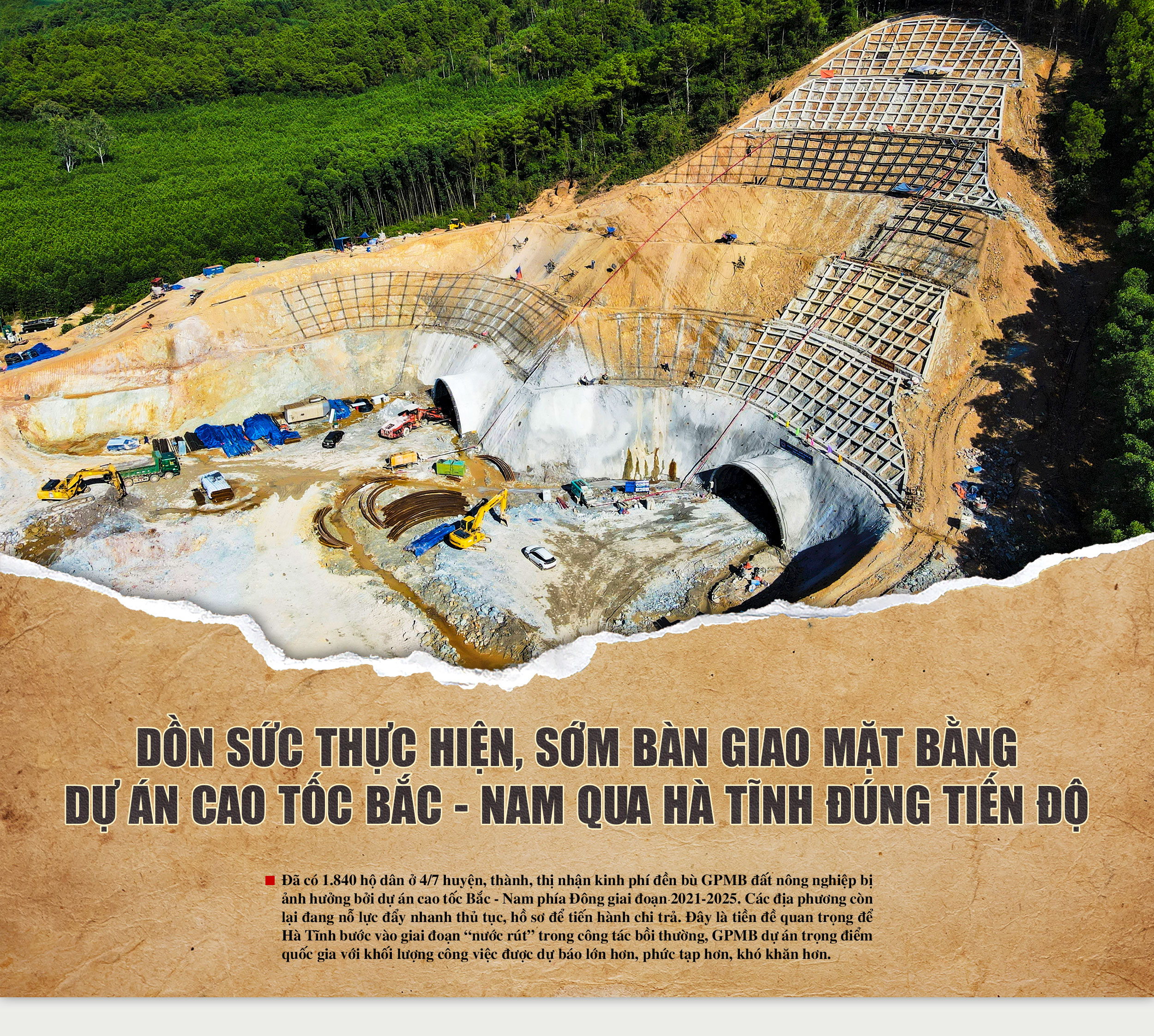 Dồn sức thực hiện, sớm bàn giao mặt bằng dự án cao tốc Bắc - Nam qua Hà Tĩnh đúng tiến độ (Bài 1): Dấu ấn cuộc cách mạng mới trong giải phóng mặt bằng