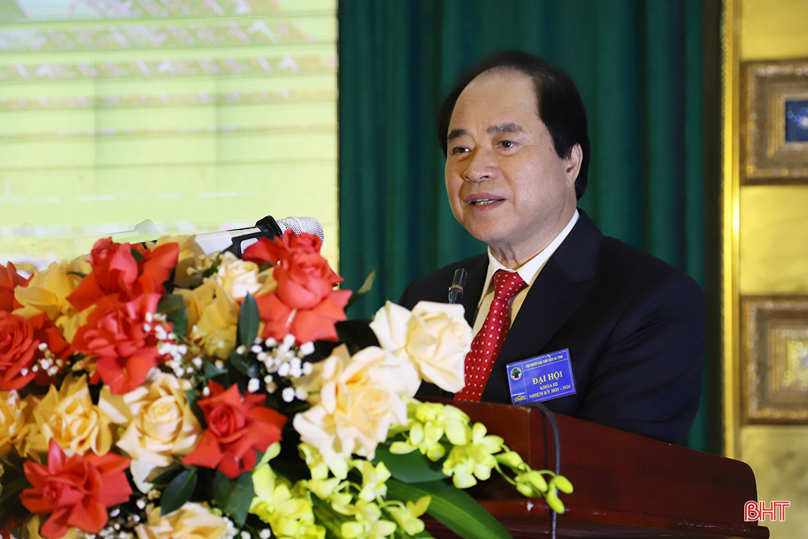 Ông Thái Sinh tái cử Chủ tịch Hội Người cao tuổi tỉnh Hà Tĩnh