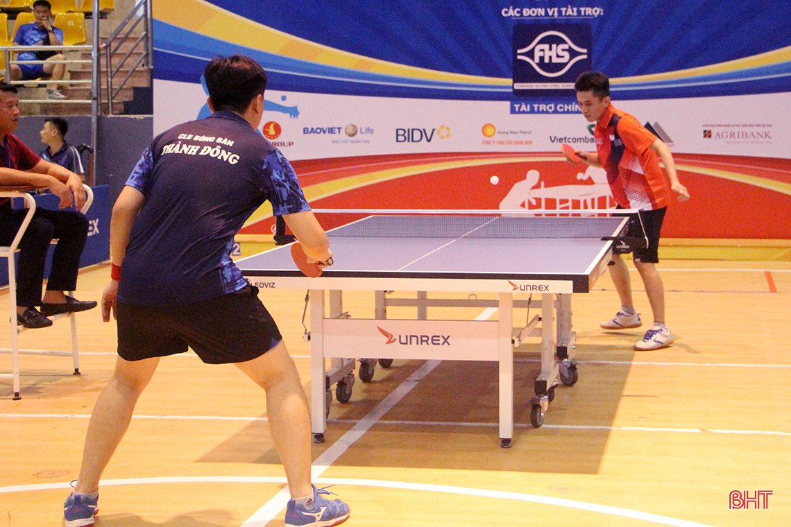 Khai mạc Giải Bóng bàn các CLB mở rộng Báo Hà Tĩnh lần thứ III năm 2022