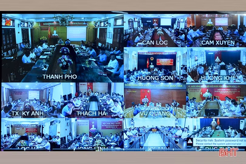 Phấn đấu đưa chỉ số cải cách hành chính của Hà Tĩnh vào top 10 tỉnh đứng đầu cả nước