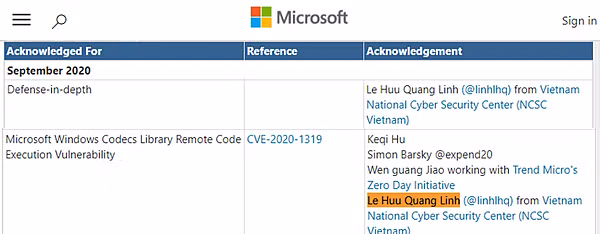 Chuyên gia Việt phát hiện lỗ hổng nghiêm trọng của Windows