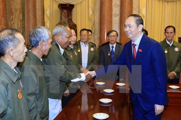Chủ tịch nước: Việt Nam luôn ghi nhớ sự giúp đỡ của nhân dân Lào ảnh 1 chu tich nuoc viet nam luon ghi nho su giup do cua nhan dan lao