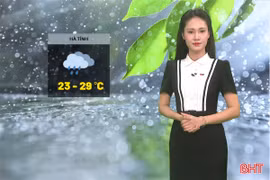 Dự báo thời tiết Hà Tĩnh ngày 30/10: Nhiều mây, có mưa rào và dông