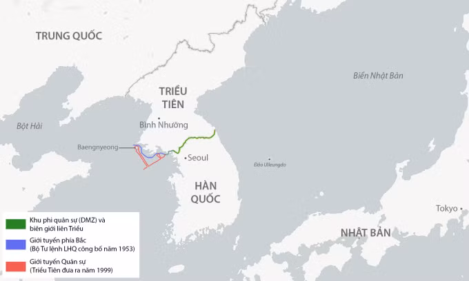 Tên lửa Triều Tiên rơi xuống biển khi phóng vệ tinh