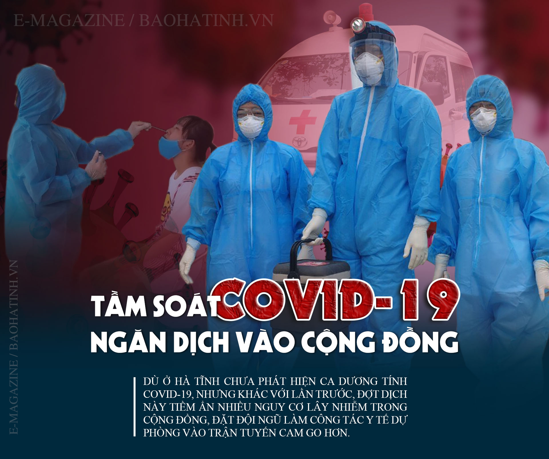Hà Tĩnh tầm soát Covid-19, ngăn dịch vào cộng đồng