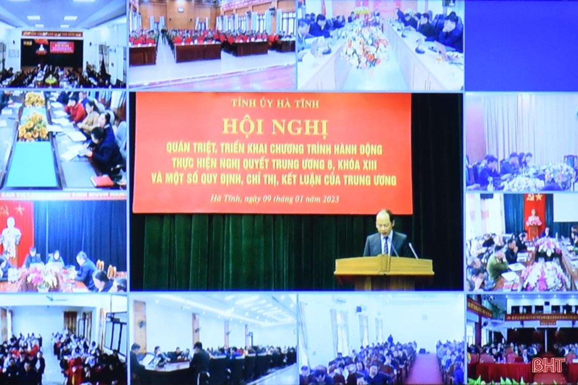 Hà Tĩnh cụ thể hóa Nghị quyết Trung ương 6 khóa XIII bằng chương trình hành động sát thực tiễn