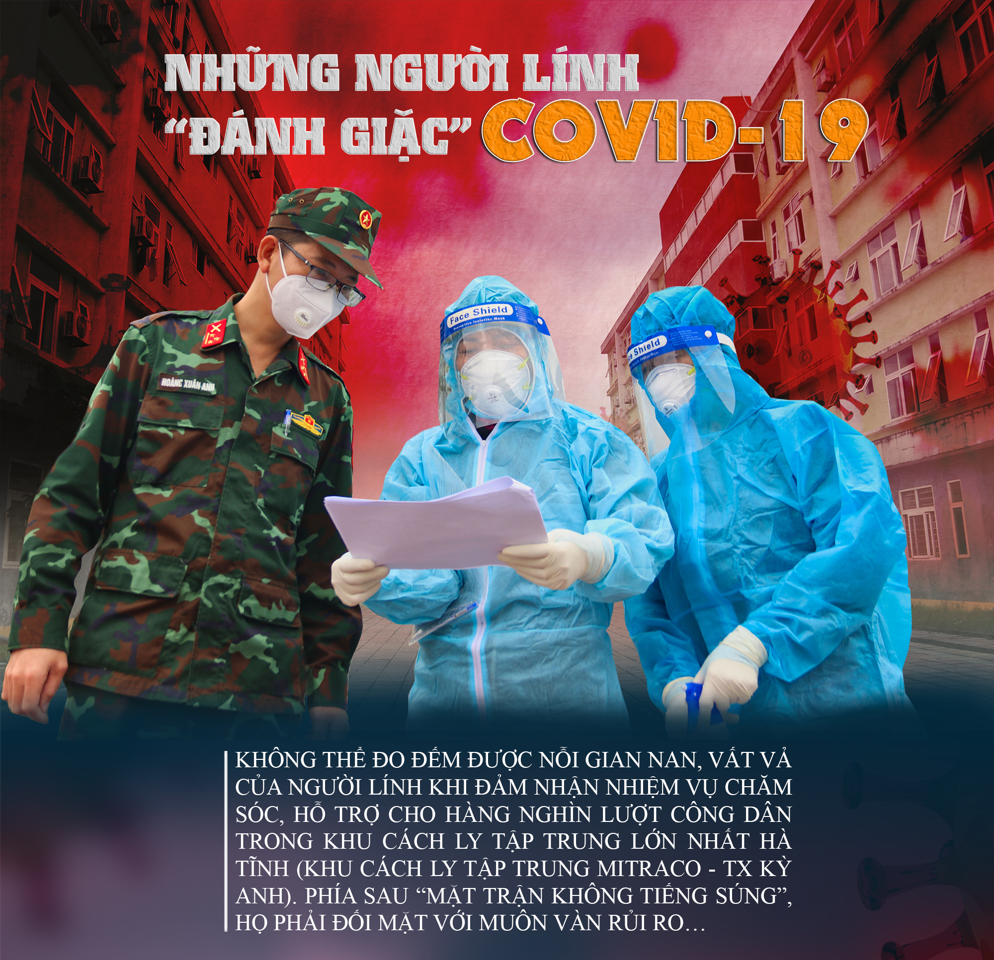 Những người lính “đánh giặc” COVID-19