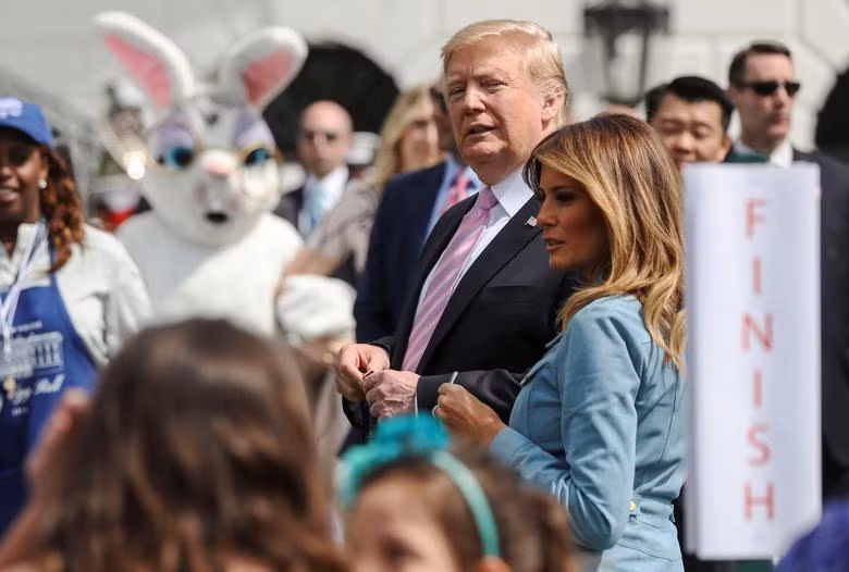 Vợ chồng Tổng thống Donald Trump tổ chức Lễ Phục sinh cho trẻ em tại Nhà Trắng