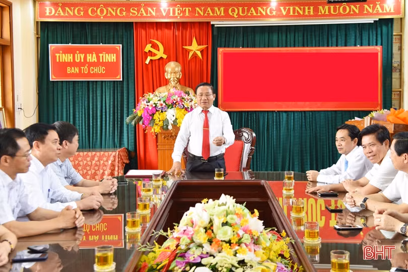 Bổ nhiệm ông Trần Thế Dũng làm Trưởng ban Tổ chức Tỉnh ủy Hà Tĩnh