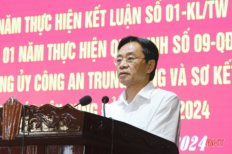 Phó Bí thư Thường trực Tỉnh ủy Trần Thế Dũng phát biểu chỉ đạo tại hội nghị.