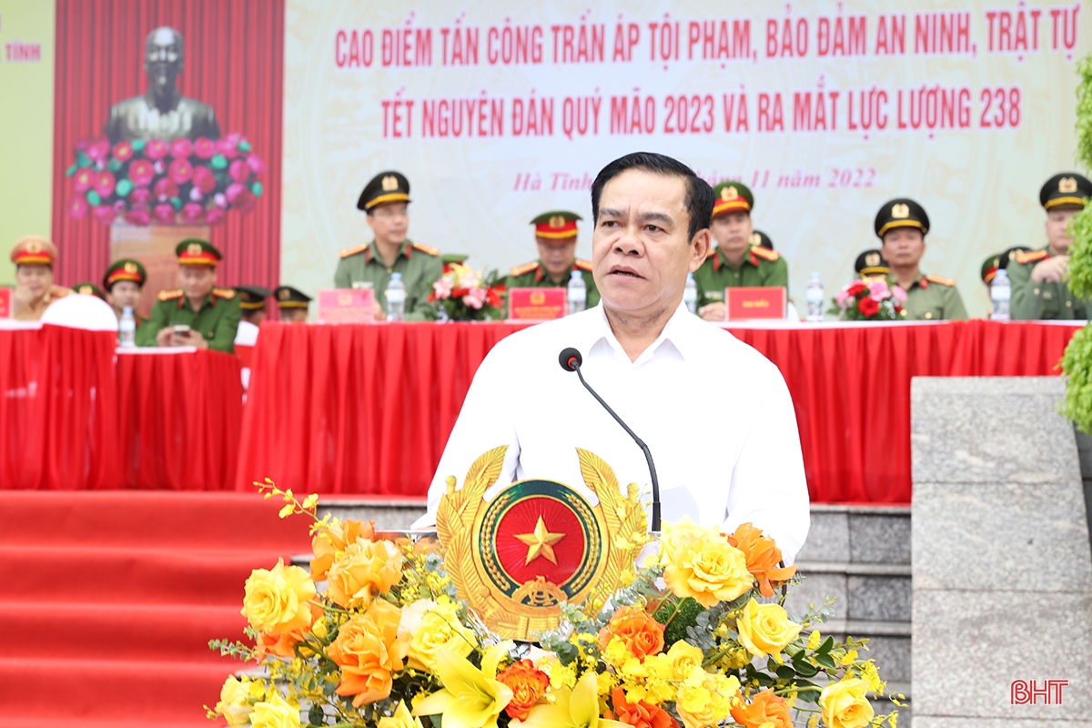 Công an Hà Tĩnh mở đợt cao điểm tấn công trấn áp tội phạm dịp tết Nguyên đán