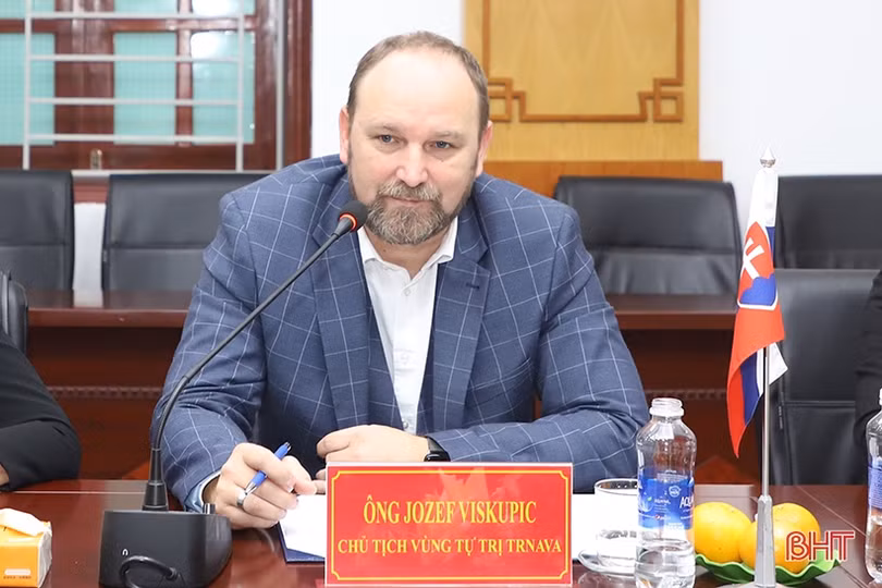 TP Trnava - Slovakia và TP Hà Tĩnh tăng cường hợp tác, cùng phát triển