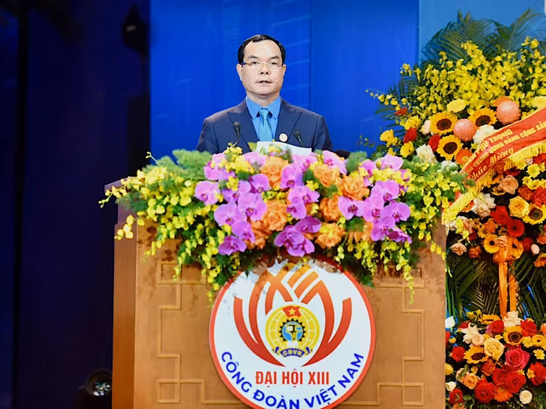 Khai mạc trọng thể Đại hội XIII Công đoàn Việt Nam