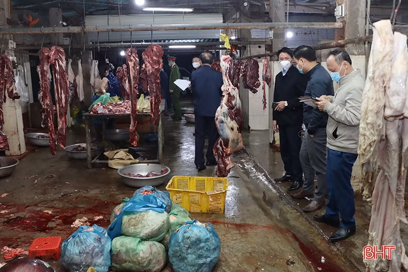 Tăng cường kiểm soát ATVSTP ở TP Hà Tĩnh và Cẩm Xuyên