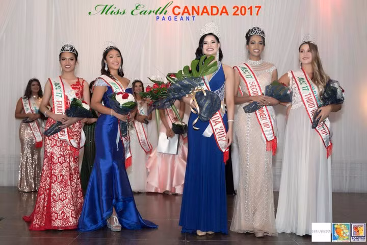 nhan sac ca tinh cua nu y ta dang quang hoa hau trai dat canada 2017