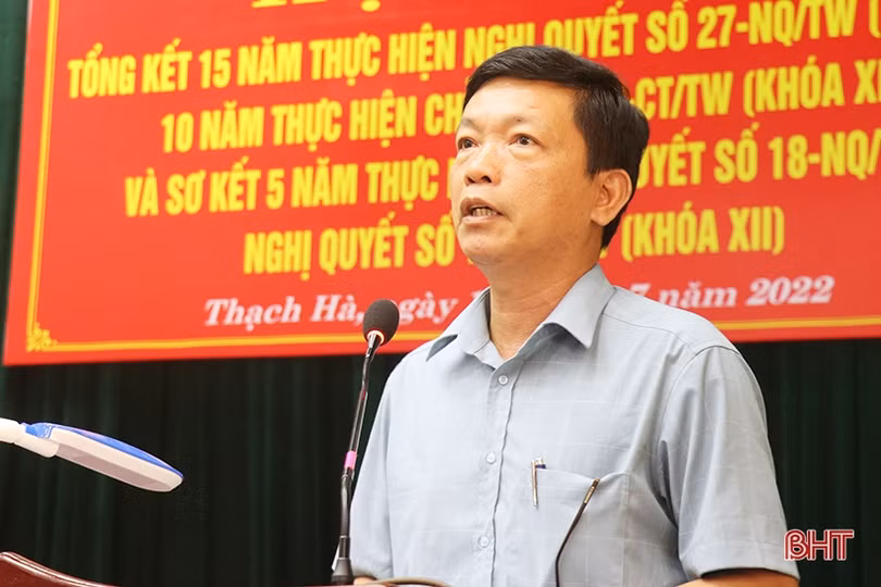 Các đơn vị hành chính mới ở Thạch Hà hoạt động hiệu quả