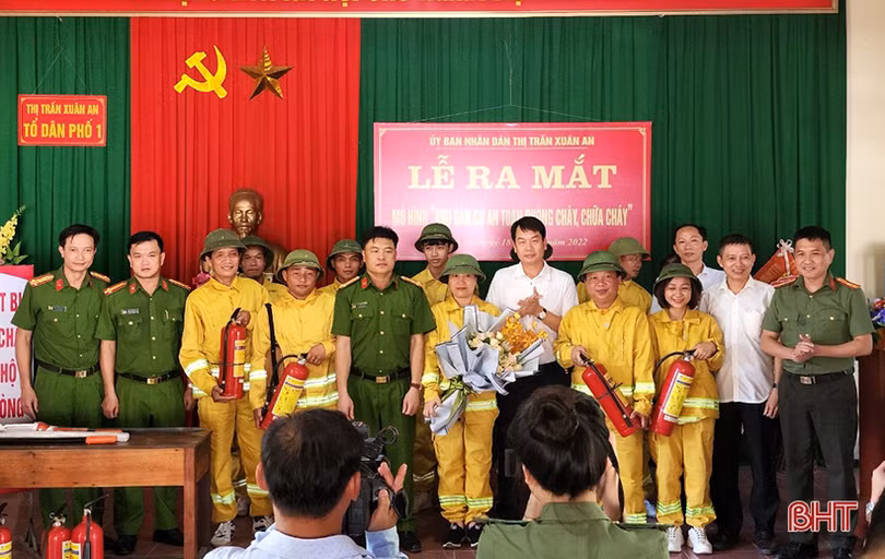 Ra mắt mô hình khu dân cư an toàn PCCC đầu tiên ở Nghi Xuân