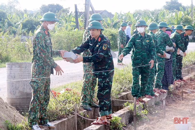 Thạch Hà phát động 40 ngày cao điểm xây dựng nông thôn mới