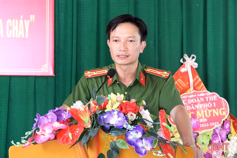 Ra mắt mô hình khu dân cư an toàn PCCC đầu tiên ở Nghi Xuân