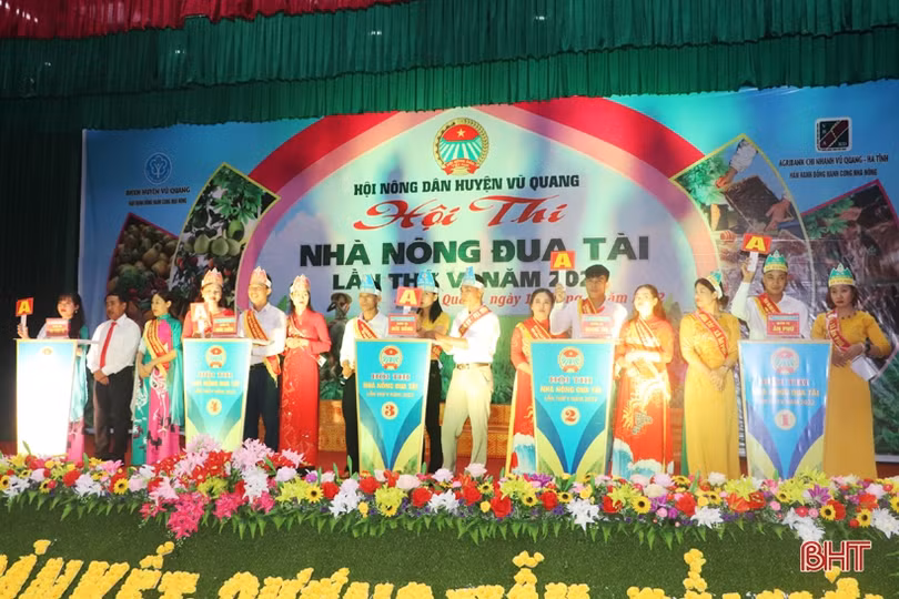 Thọ Điền nhất Hội thi Nhà nông đua tài huyện Vũ Quang