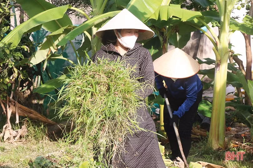 Thạch Hà phát động 40 ngày cao điểm xây dựng nông thôn mới