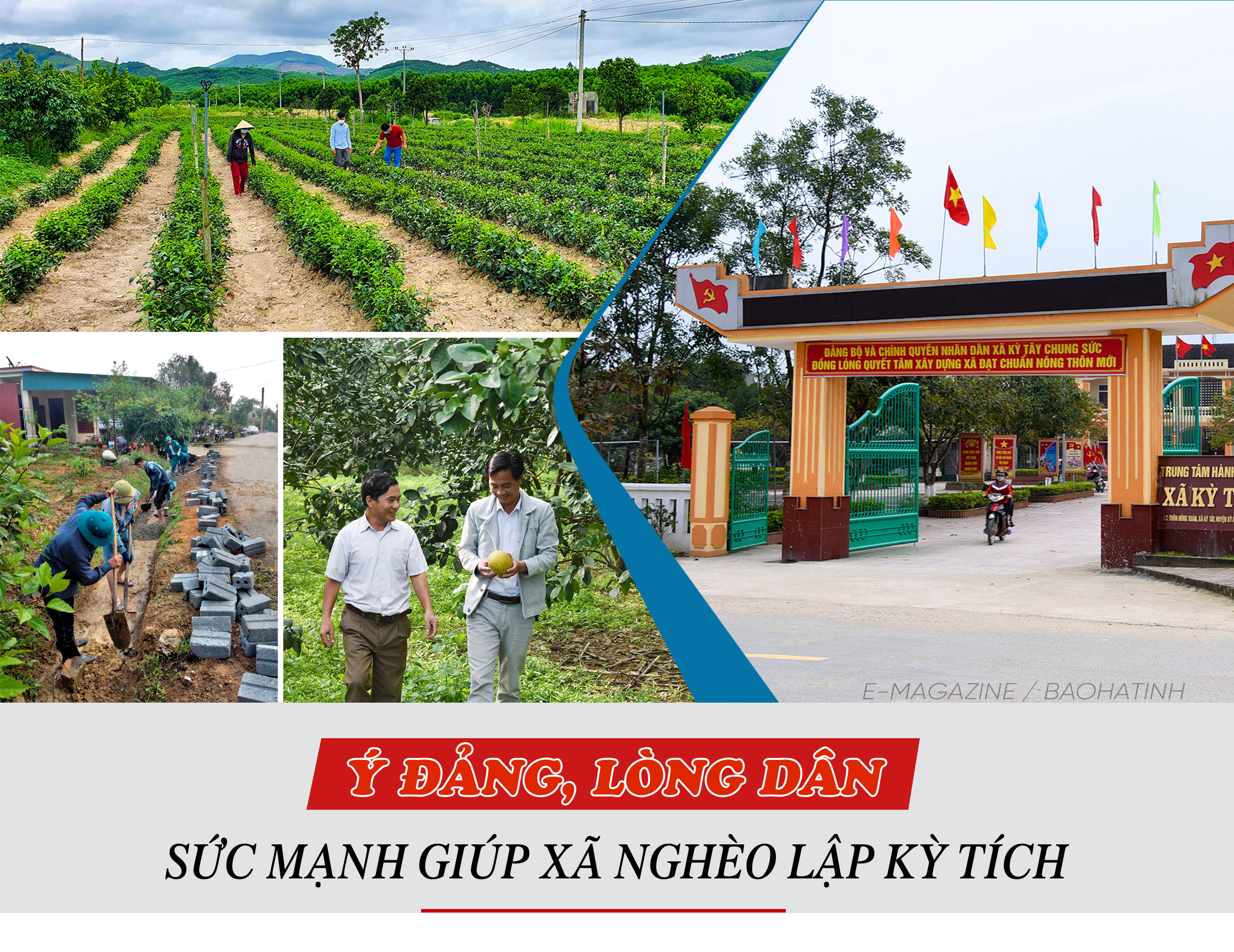 Ý Đảng, lòng dân - sức mạnh giúp xã nghèo ở Hà Tĩnh lập kỳ tích
