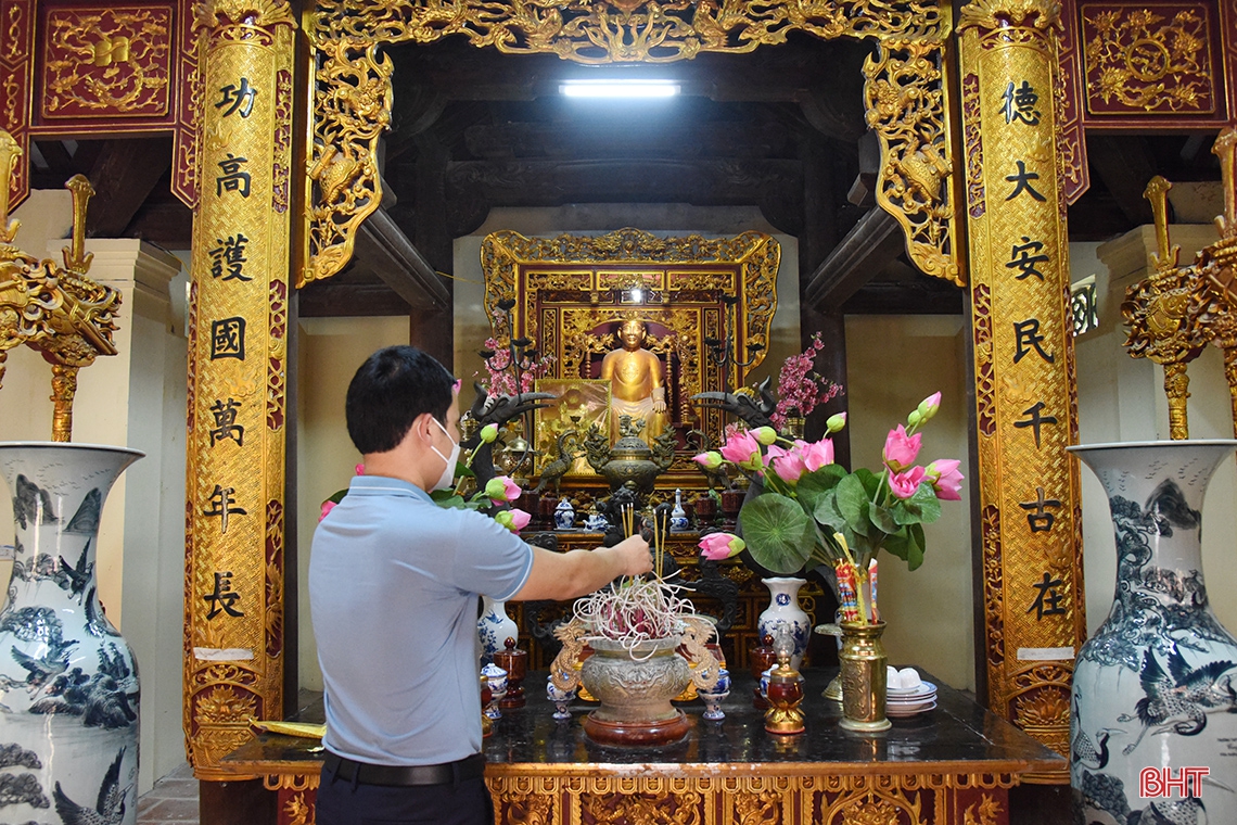 Thăm khu di tích nhà thờ Đình nguyên Tiến sỹ Phan Đình Phùng tại làng Đông Thái
