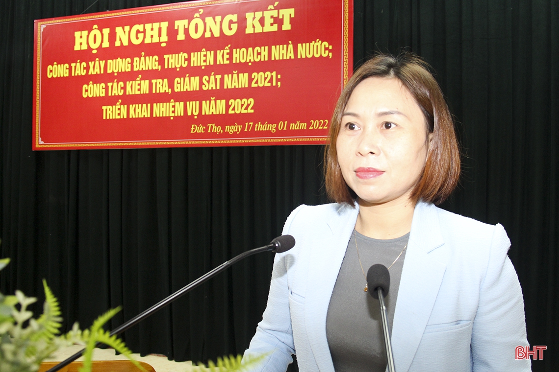 Đức Thọ cần tổ chức thực hiện hiệu quả nghị quyết đại hội Đảng các cấp