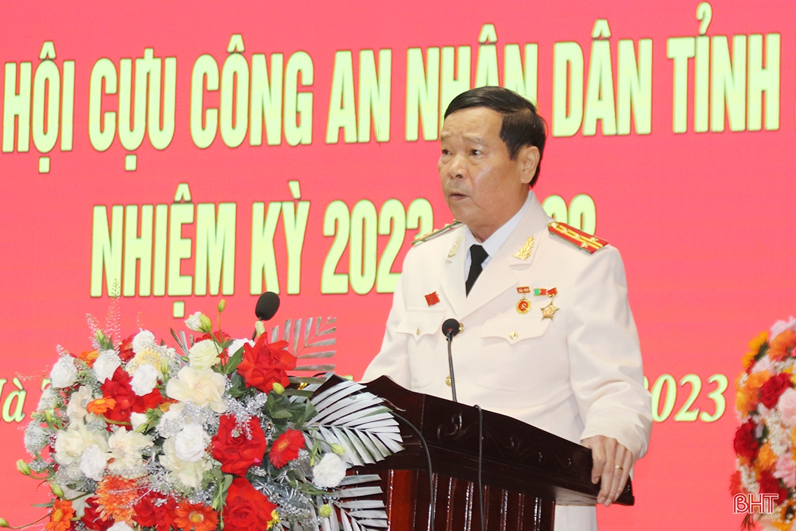 Đại tá Trần Văn Lợi được bầu giữ chức Chủ tịch Hội Cựu Công an nhân dân tỉnh Hà Tĩnh