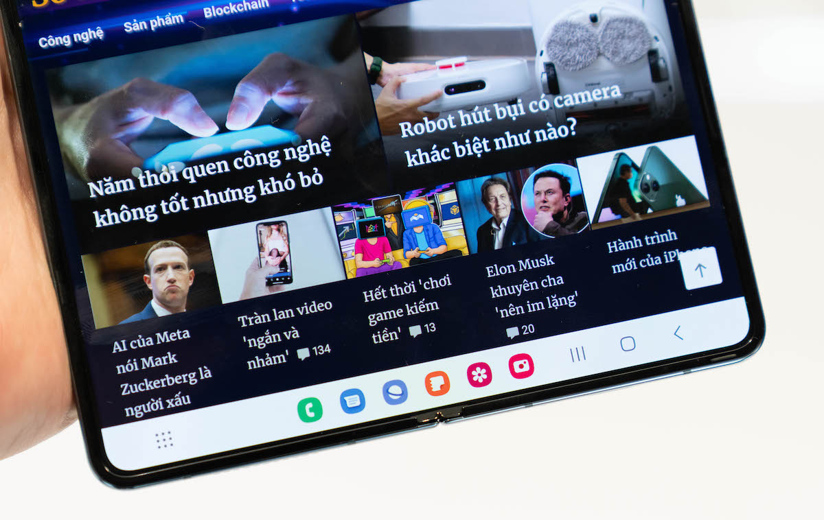 Ảnh thực tế Samsung Galaxy Z Fold4