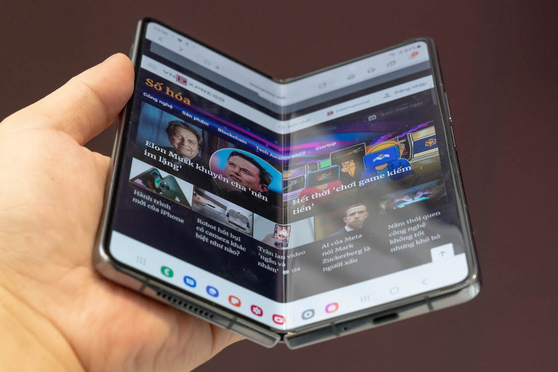 Ảnh thực tế Samsung Galaxy Z Fold4