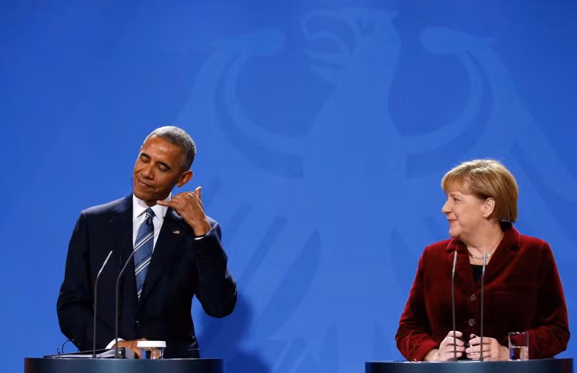 ong obama va ba merkel moi tham tinh hiem co