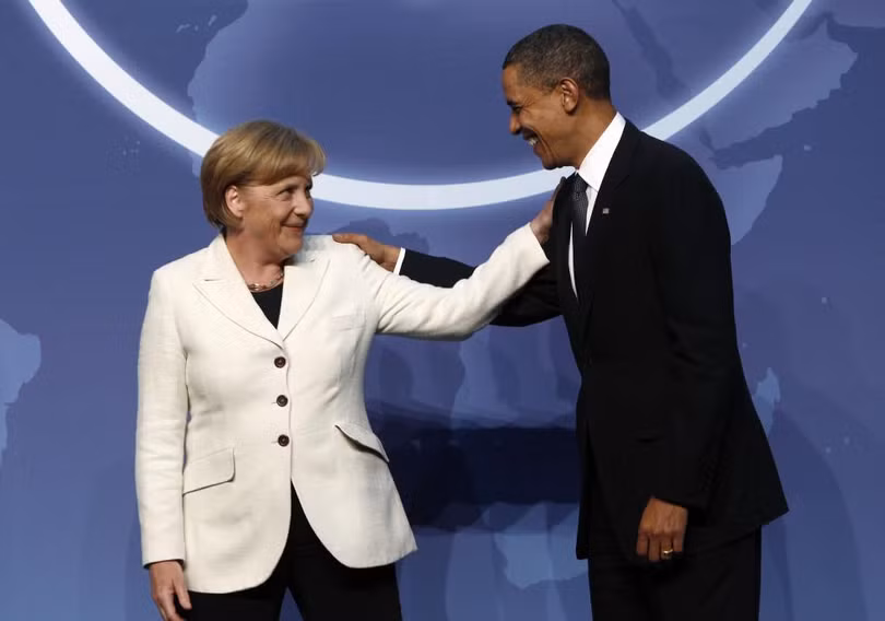 ong obama va ba merkel moi tham tinh hiem co