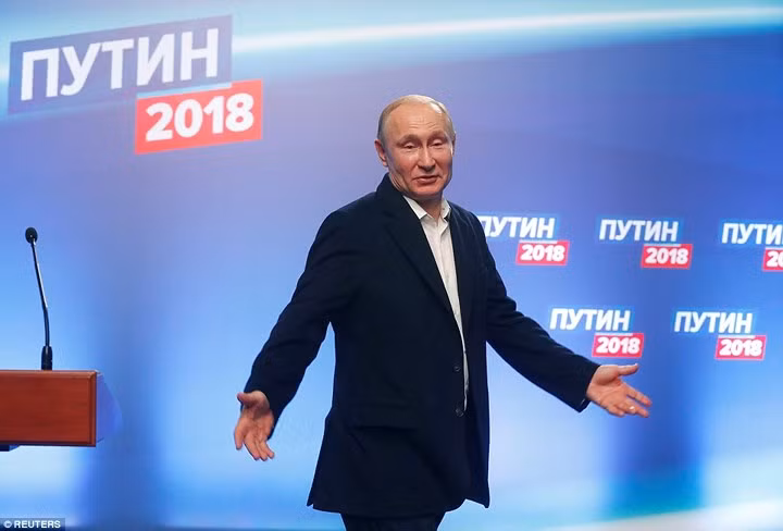 hinh anh dau tien cua ong putin sau khi chien thang bau cu tong thong