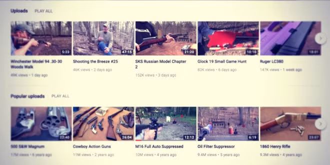 youtube cam cac video lien quan den sung tu che