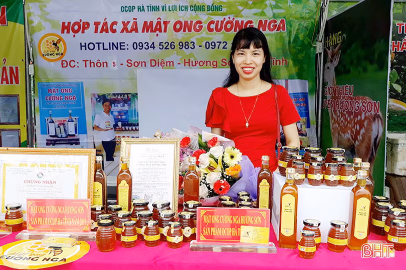 Một hợp tác xã ở Hà Tĩnh sản xuất mật ong đạt chuẩn VietGAP 