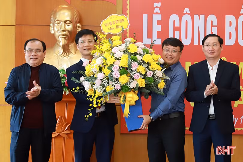Ông Trịnh Văn Ngọc giữ chức Giám đốc Sở Tài chính Hà Tĩnh