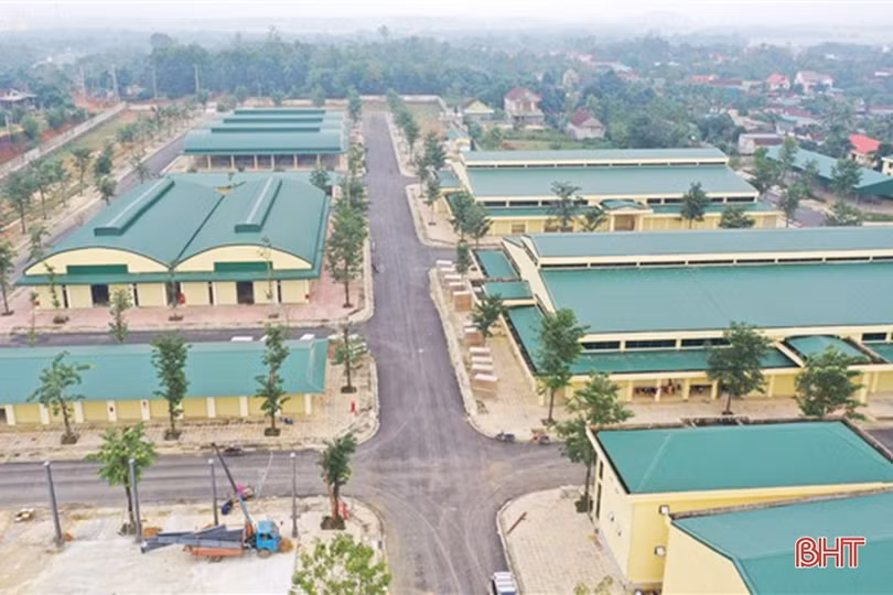 Ngắm chợ trung tâm hơn 122 tỷ đồng ở huyện miền núi Hà Tĩnh