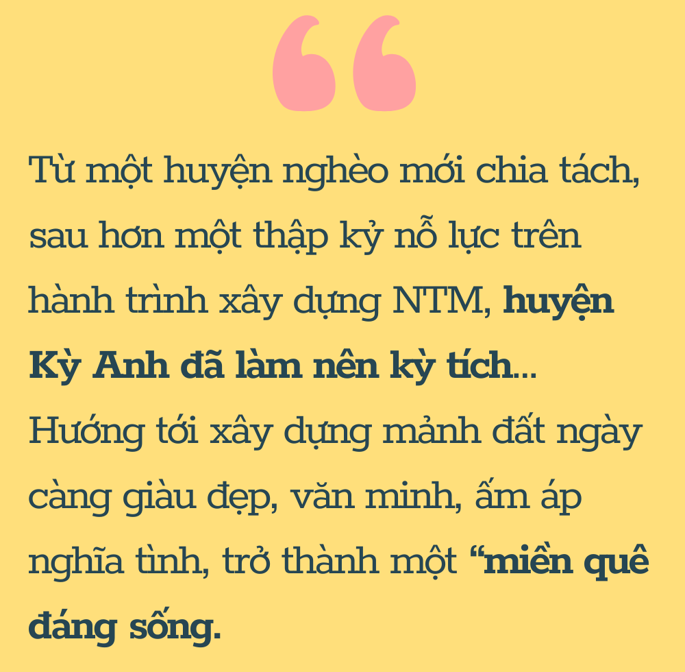 Xây dựng huyện nông thôn mới - Kỳ Anh nỗ lực bứt phá (bài cuối): Bền vững trên hành trình đạt chuẩn các tiêu chí