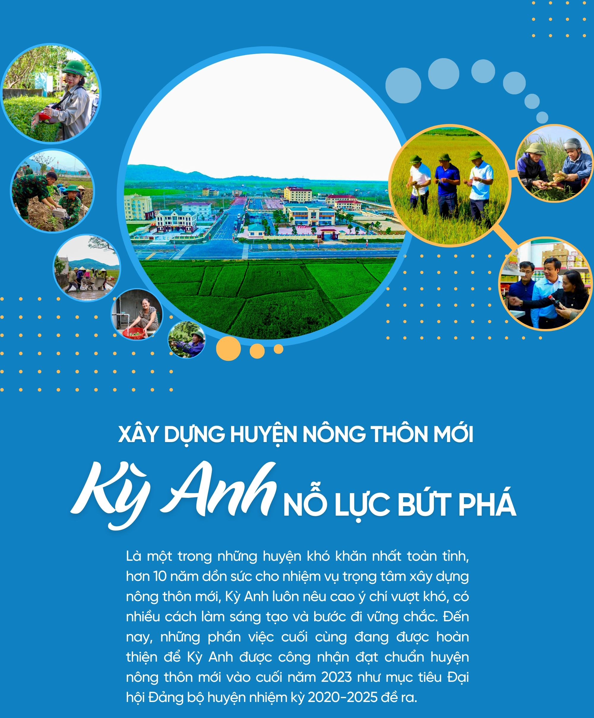 Xây dựng huyện nông thôn mới - Kỳ Anh nỗ lực bứt phá (bài cuối): Bền vững trên hành trình đạt chuẩn các tiêu chí