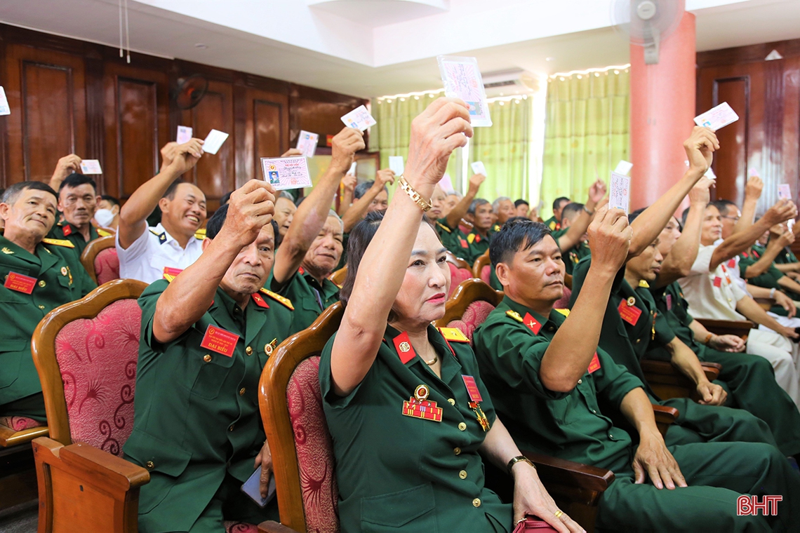 Thạch Hà tổ chức thành công đại hội điểm Hội Cựu chiến binh cấp huyện