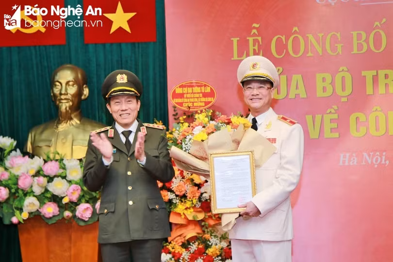 Giám đốc Công an Nghệ An giữ chức Cục trưởng Cục An ninh chính trị nội bộ
