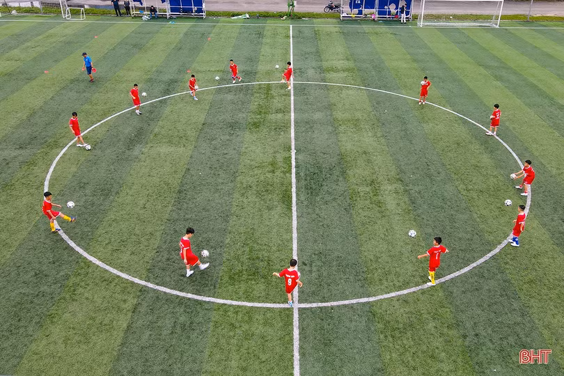 U11 Hà Tĩnh hội quân chuẩn bị cho Giải Bóng đá thiếu niên, nhi đồng toàn quốc