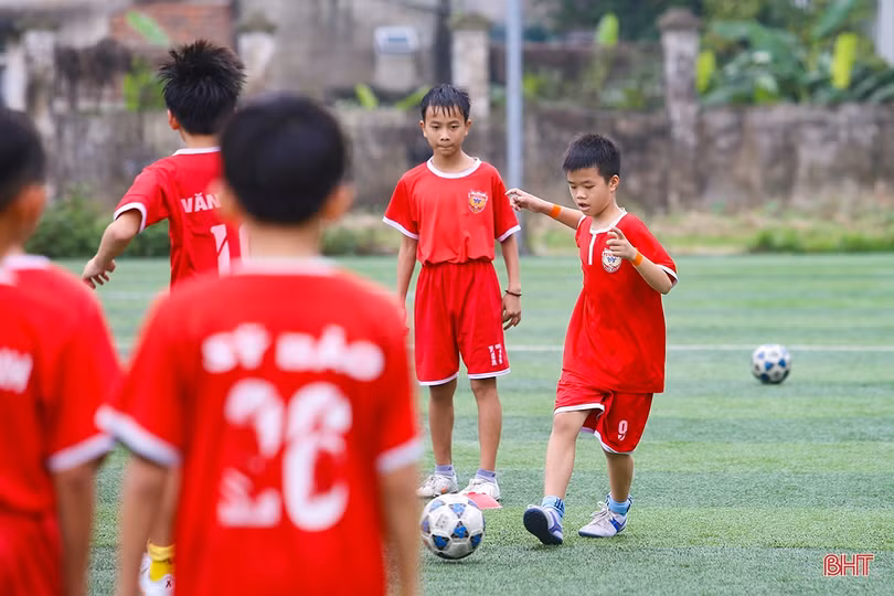 U11 Hà Tĩnh hội quân chuẩn bị cho Giải Bóng đá thiếu niên, nhi đồng toàn quốc