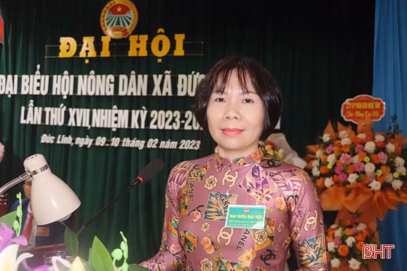 Chủ tịch Ủy ban MTTQ tỉnh dự đại hội điểm Hội Nông dân xã Đức Lĩnh