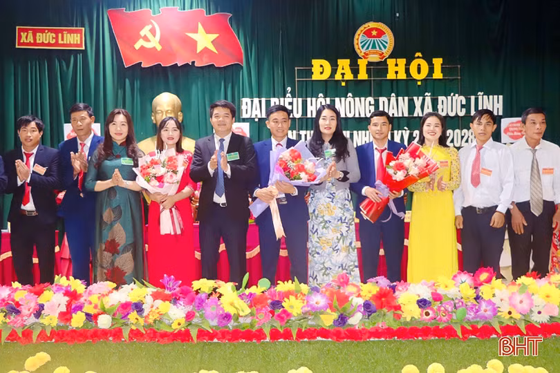 Chủ tịch Ủy ban MTTQ tỉnh dự đại hội điểm Hội Nông dân xã Đức Lĩnh