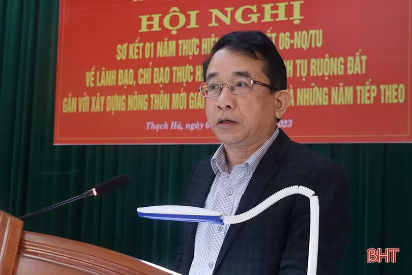 Thực hiện Nghị quyết 06, Thạch Hà đã tập trung, tích tụ ruộng đất đạt 2.132,3ha