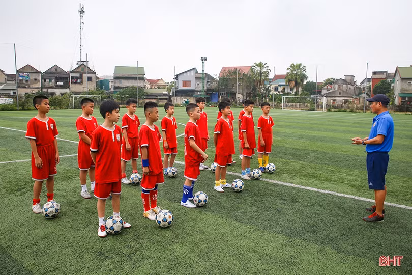 U11 Hà Tĩnh hội quân chuẩn bị cho Giải Bóng đá thiếu niên, nhi đồng toàn quốc